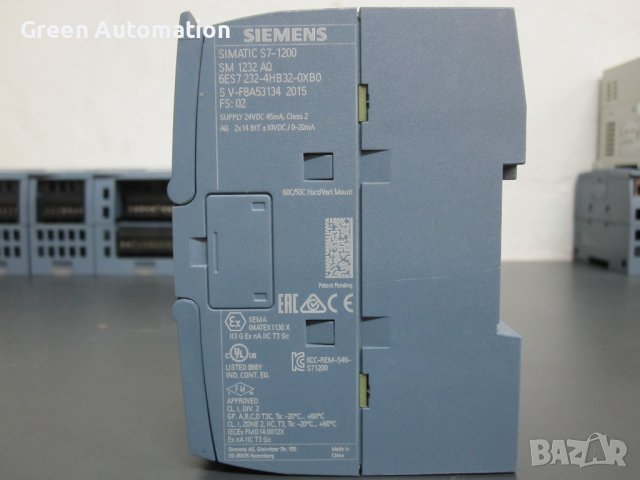 SIMATIC S7-1200, ANALOG OUTPUT, SM 1232, 2 AO, снимка 2 - Друга електроника - 43657946