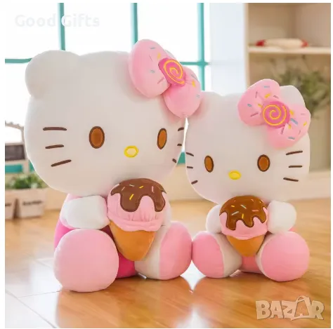 Плюшена играчка Hello Kitty 35cm, плюшена Кити, снимка 2 - Плюшени играчки - 50162122