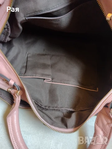 Кожена дамска чанта, снимка 6 - Чанти - 50665222