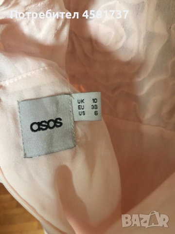 Разкошна рокля Asos,размер М, снимка 6 - Рокли - 51717958