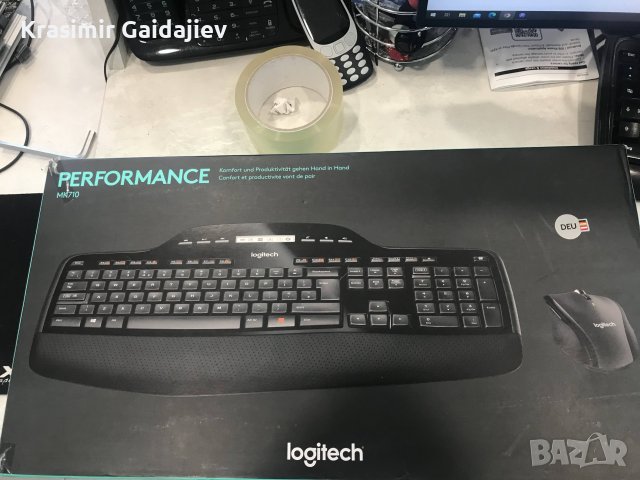 Logitech MK710  - Клавиатура и мишка комплект, снимка 3 - Клавиатури и мишки - 36700709