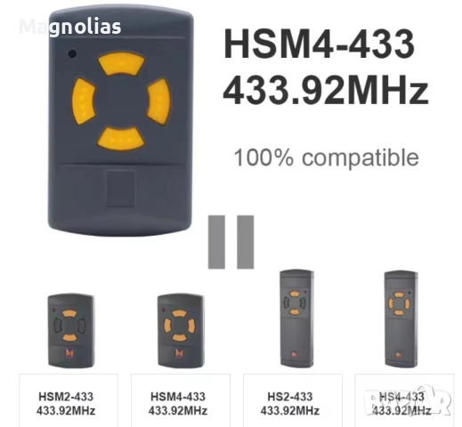 Дистанционно управление 433,92 MHz , снимка 5 - Гаражни врати - 51712796