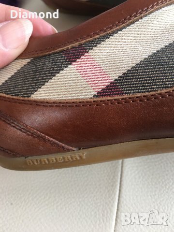 100% Burberry оригинални дамски обувки 37 1/2, снимка 3 - Дамски ежедневни обувки - 28932047