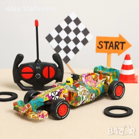 Състезателна Кола 1:18 с дистанционно управление – Уличен стил и бързина в дланта, снимка 2 - Коли, камиони, мотори, писти - 52837337