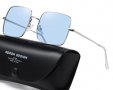 Анти UVA/UVB/UVC UV400 100% Защита Слънчеви Поляризирани Фотохроматични Очила с Метална Рамка. Сини., снимка 2