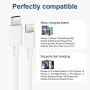 Apple USB-C към Lightning кабел (1m), снимка 3