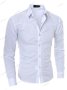 Мъжка модна универсална риза с дълъг ръкав, 5цвята - 024, снимка 4