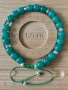 Дамска гривна "Зелено равновесие" , снимка 2