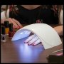 Uv лампа за нокти печка за нокти гел лак LED UV SUN9С 24W Дисплей Комбинирана, снимка 3