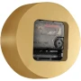 ПРОМОЦИЯ Стенен часовник в златисто с минималистичен дизайн DOUBLEMETAL-GOLD-60CM, снимка 4