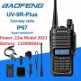 Нови 2023 BAOFENG 9R PLUS 22W 11000MAH двубандова Радиостанция Водоустойчиви PMR dual band 