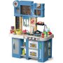 Голяма синя кухня с пара и 2 хладилника, снимка 1 - Играчки за стая - 43297968