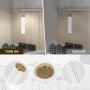 EIDISUNY, модерен пендел с кристален абажур, LED 14 W 4000k, снимка 7
