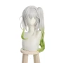 Аниме косплей бяла перука Nahida Genshin Impact с подвижна опашка и плитка, снимка 1