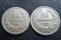 Стара монета 10 и 20 стотинки 1906 г. / 2 / България- редки, хит цена !, снимка 1