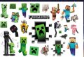 Майнкрафт Minecraft Tattoo татос татуировка временна детска