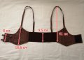 Кафяв кожен корсет-колан с презрамки и катарами р-р XS, S, M, снимка 13