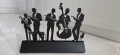 Джаз музиканти–метал, дърво, 30см/ 40см, снимка 3