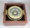 115 Магнитен корабен компас от месинг, произведен в Германия, снимка 3
