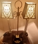  лампа  в  стил Арт Деко, около 50-те години на миналия век, Русия , снимка 1