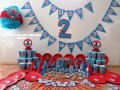 Украса За детски рожден ден на тема Спайдърмен , снимка 1