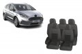 Tапицерия за Ford S-MAX, C-MAX, VW Touran, VW Sharan, Toyota Corolla Verso, Черна, снимка 3