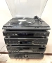🔊Ретро аудио система - сет TECHNICS - усилвател, сд, триглав дек, тунер, грамофон и тонколони🔊, снимка 4