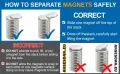 Супер силни нови неодимови дискови малки мощни магнити 3 мм. за хладилник строителни научни офис, снимка 3