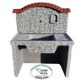Градинска чешма Elena – външна, дворна мивка в сиво с бяло, снимка 1 - Градински мебели, декорация  - 43893795