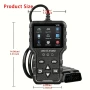 Full OBD2 EOBD автомобилен диагностичен кодочетец V310 , снимка 4
