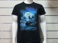 Нова мъжка тениска с дигитален печат Вълк, пълнолуние, Серия вълци, снимка 8