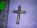 СТИЛЕН СРЕБЪРЕН ВИНТИДЖ АРТ КРЪСТ СРЕБРО ВИСОКА ПРОБА РЪЧНА ИЗРАБОТКА 18732, снимка 8
