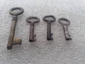 Антикварни бронзови ключове 9 броя, снимка 5
