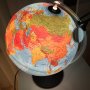 Голям географски глобус - LED Лампа , снимка 1 - Настолни лампи - 34852789