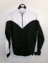 Мъжко черно-бяло спортно яке/горнище с цип, размер 2XL, снимка 1