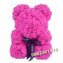Мече от рози 40см Розово , снимка 1