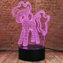 3D лампа My Little Pony с дистанционно и многоцветно осветление, снимка 4