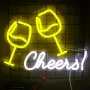 Неонова табела Наздраве/ Cheers Neon Light LED, снимка 1