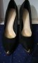 високи обувки велур, снимка 1 - Дамски елегантни обувки - 35013255