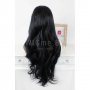 Дълга черна чуплива лейс фронт перука Кармен, снимка 9