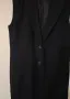 Нов класически дамски черен удължен офис елек М размер, снимка 4