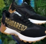 Дамски маратонки Dsquared2 Цвят - Черно и Златисто, снимка 1