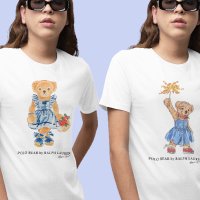 Тениска Ralph Lauren Polo Bear принт Дамски и детски, снимка 1 - Тениски - 32144573