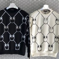Дамска блуза с лого с камъчета Pinko🔥Guess, снимка 4 - Блузи с дълъг ръкав и пуловери - 43238810