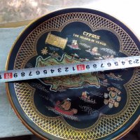 Стар порцелан колекционерска чиния КИПЪР, снимка 5 - Антикварни и старинни предмети - 38439730