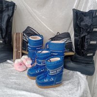 УНИСЕКС KATO НОВИ  SNOW BOOT® сини водоустойчиви ТОПЛИ детски  АПРЕСКИ Снегоходки 23 - 24 - 25, GRAN, снимка 15 - Детски боти и ботуши - 43466381