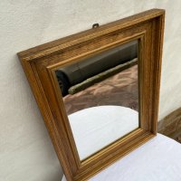 Винтидж огледало с красива дървена рамка №1066, снимка 6 - Антикварни и старинни предмети - 34666999