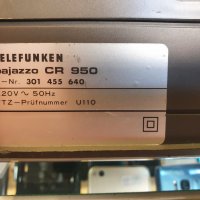 Радиокасетофон Telefunken bajazzo CR 950 В отлично техническо и визуално състояние. , снимка 18 - Радиокасетофони, транзистори - 37027610