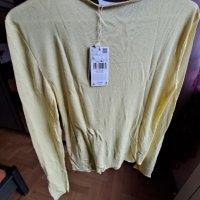 Продавам жълта блуза трико, снимка 4 - Блузи с дълъг ръкав и пуловери - 43132902
