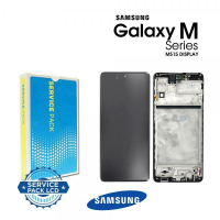 LCD Дисплей за Samsung SM-M515F M51 / GH82-23568A / Тъч скрийн / Черен / Оригинал Service Pack, снимка 1 - Резервни части за телефони - 36493546